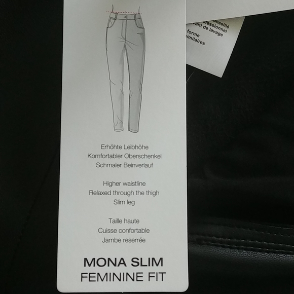 NWT, "OLSEN" BLACK PANTS, SIZE 44/ US L - Picture 13 of 13